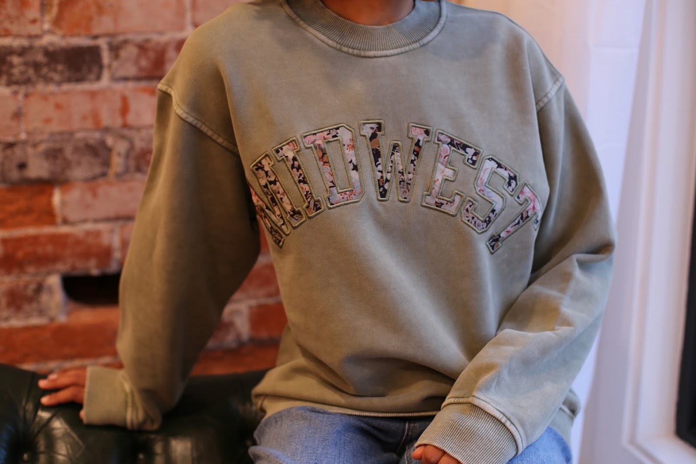 Floral Midwest Crewneck