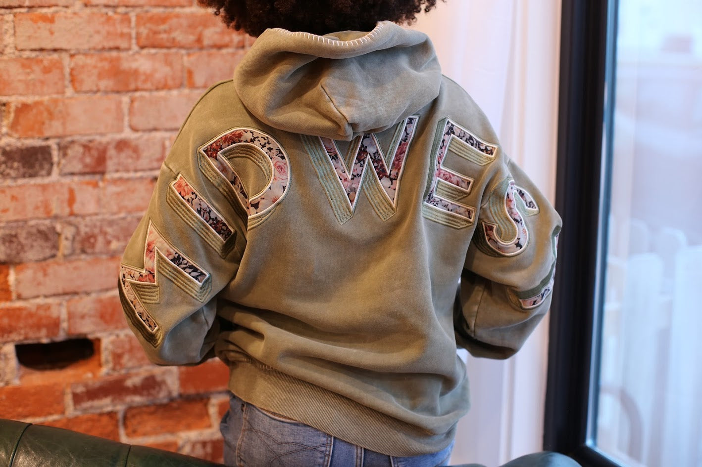 Floral Back Midwest Hoodie