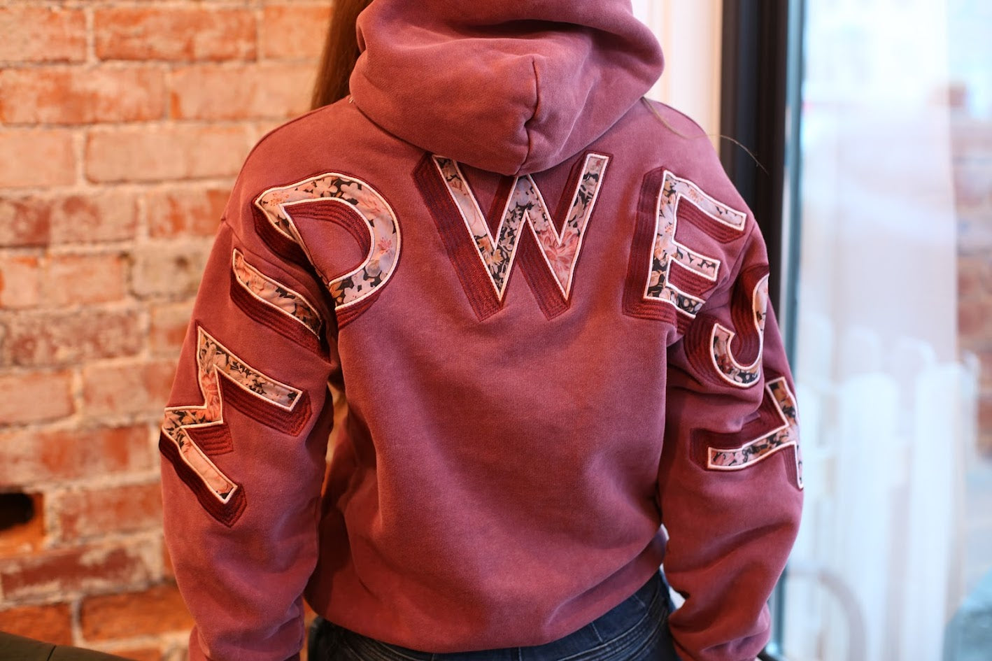 Floral Back Midwest Hoodie