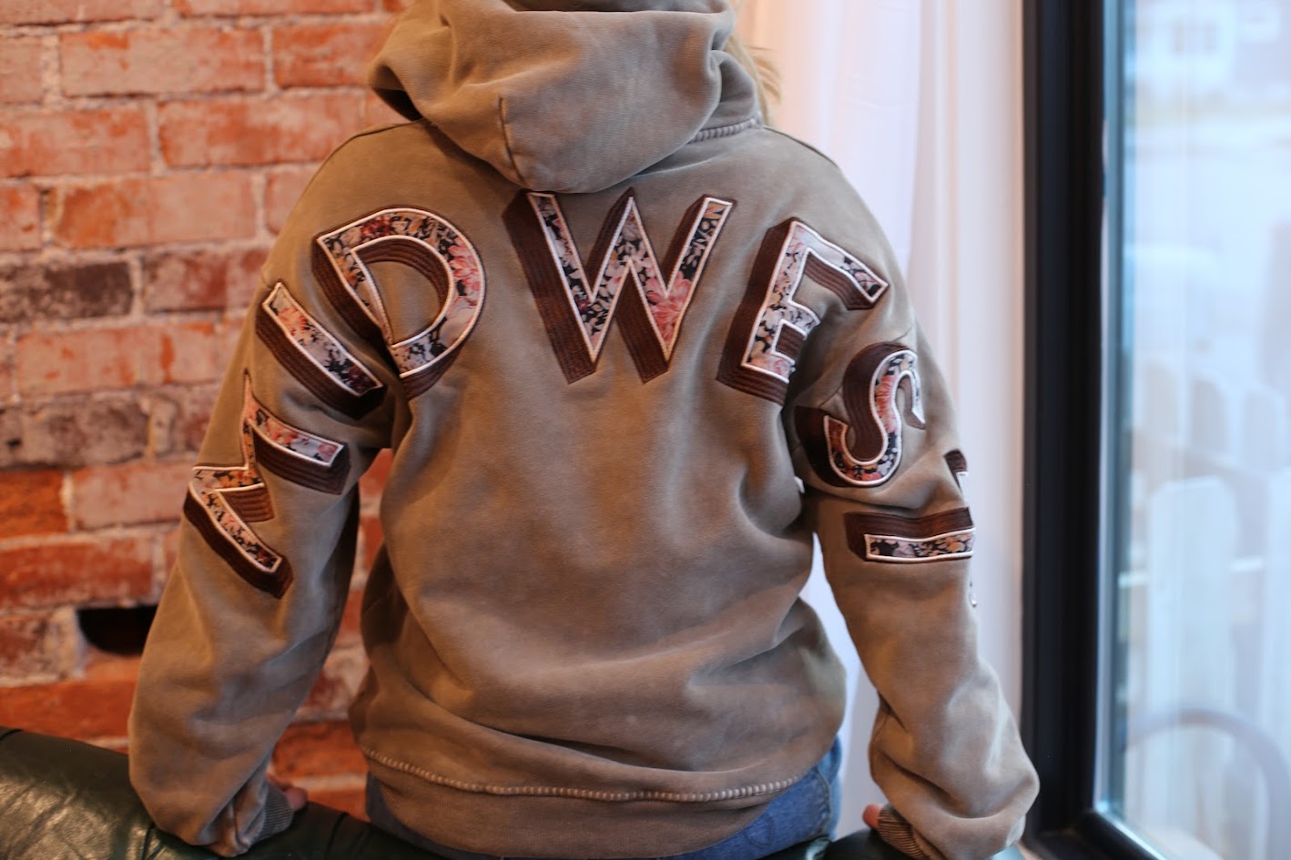 Floral Back Midwest Hoodie