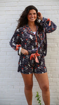 Velvet Halloween Pajama Top