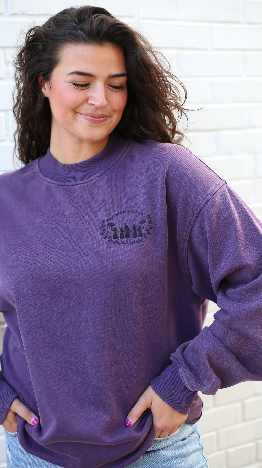 Purple Garden Gate Sweatshirt