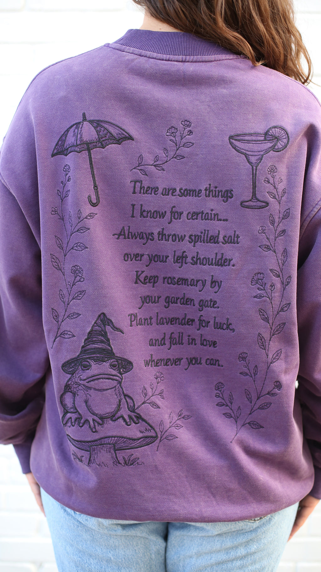 Purple Garden Gate Sweatshirt