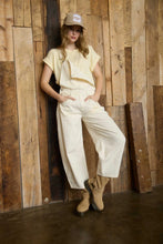 Load image into Gallery viewer, BP Wide Leg Cropped Overalls