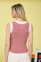 Load image into Gallery viewer, BP Contrast Trim Knit Tank