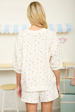 Load image into Gallery viewer, BP Floral Short Sleeve Crew Neck Top