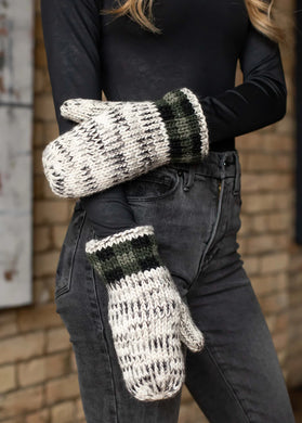 Pan Heather Grey Mittens