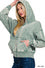 ZA Acid Wash Zip Hoodie