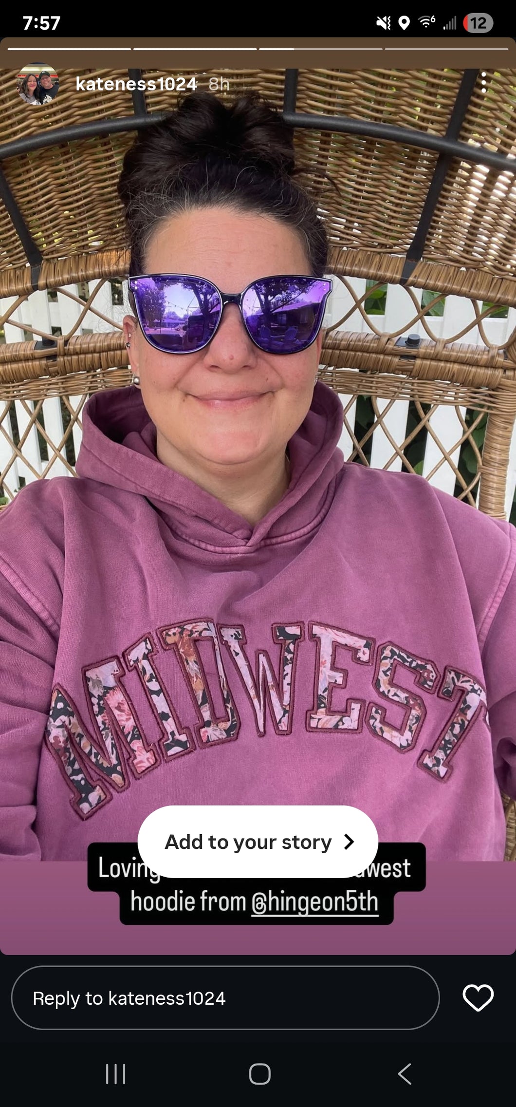 Floral Patch Midwest Hoodie