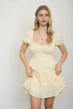 Load image into Gallery viewer, BP Eyelet Puff Sleeve Midi Dress