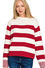 Load image into Gallery viewer, ZA Stripe Cuff Sweater