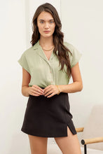 Load image into Gallery viewer, BP Satin Vneck Top