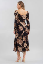Load image into Gallery viewer, BP Square Neck Long Sleeve Midi