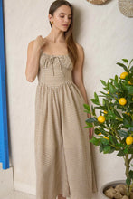 Load image into Gallery viewer, BP Brown Gingham Midi