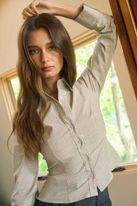 BP Grid Plaid Button Up