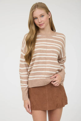 BP Front Seam Stripe Sweater