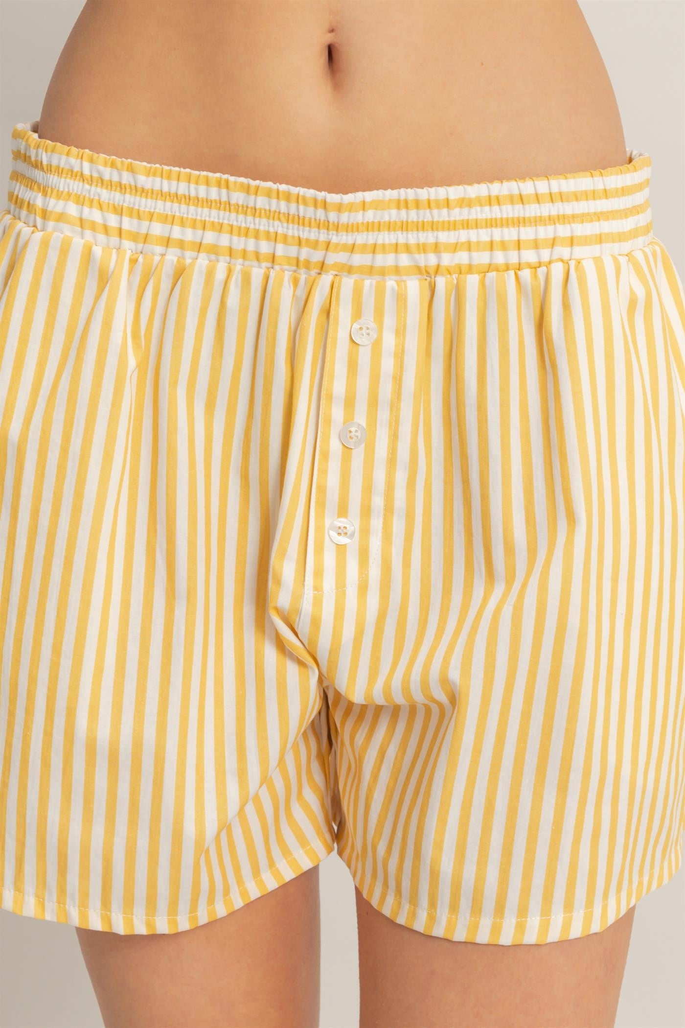 HF Yellow Stripe Shorts