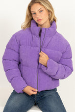 Load image into Gallery viewer, HF Corduroy Puffer Jacket