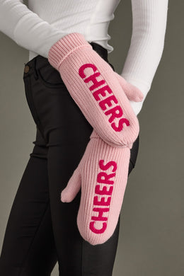 PAN Pink Cheers Mittens