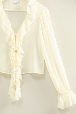 HF Ruffle Front Top