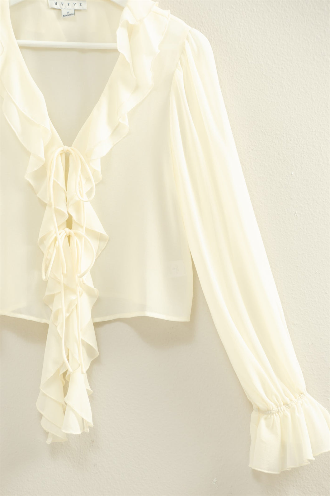 HF Ruffle Front Top