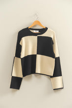 Load image into Gallery viewer, HF Checked Sweater