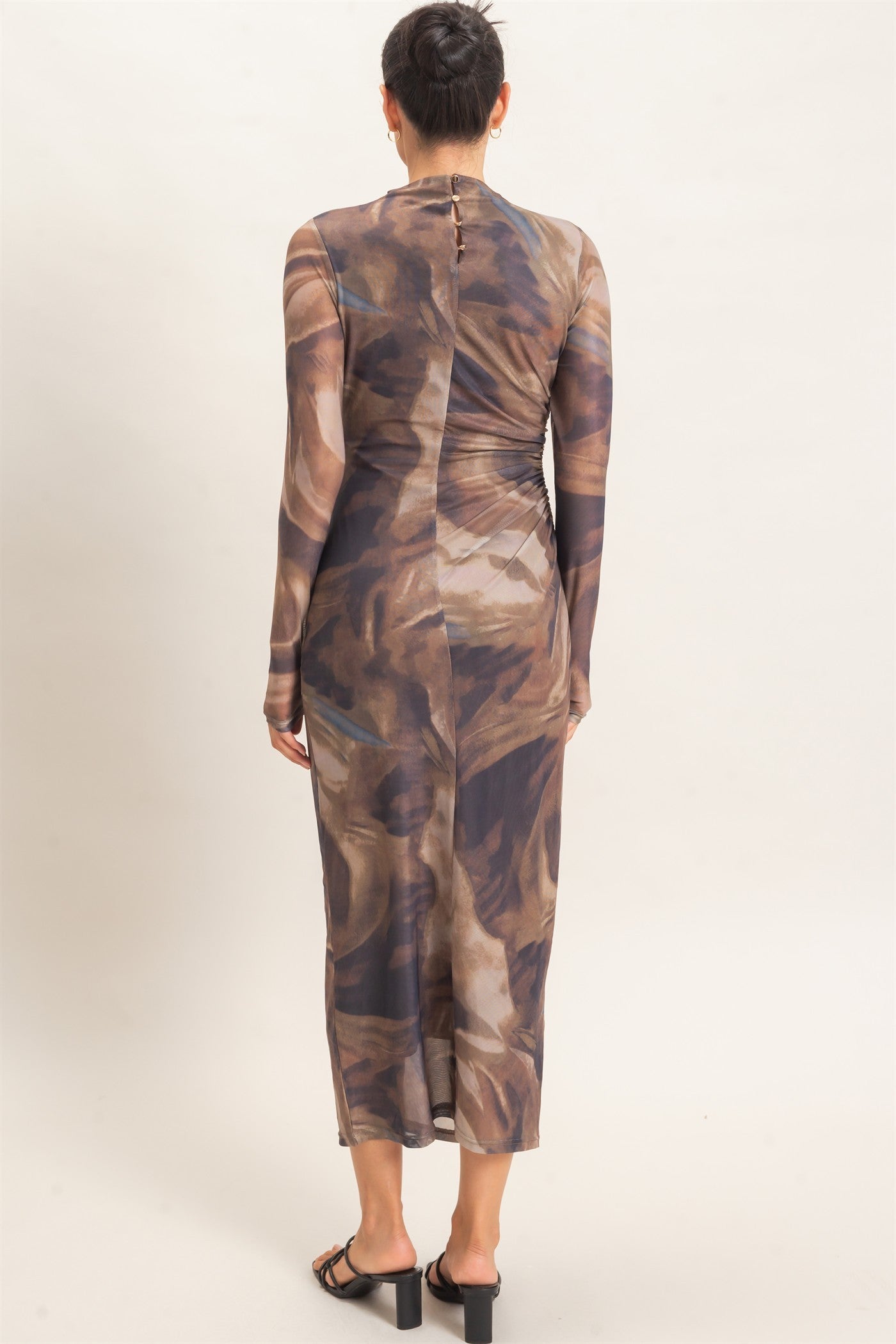 HF Abstract Mesh Knit Dress