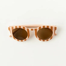 Load image into Gallery viewer, Kids Brown Stripe Sunnies