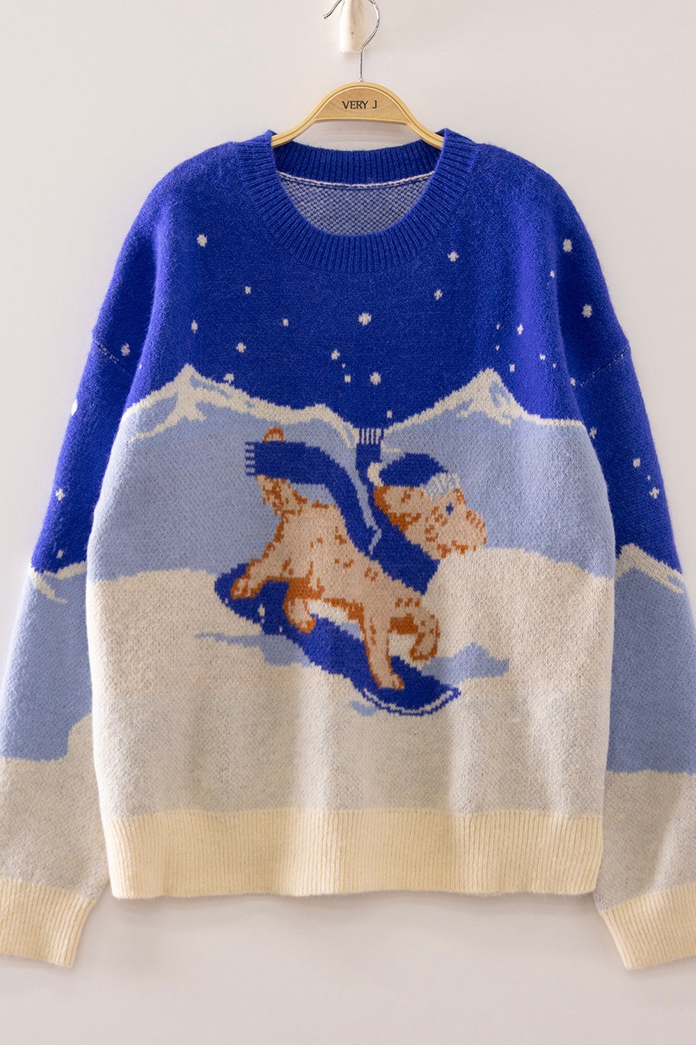 VJ Snowy Puppy Sweater