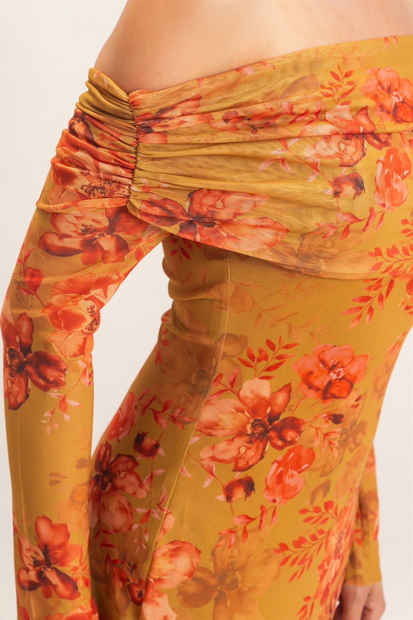 HF Floral Mesh Dress