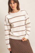 Load image into Gallery viewer, HF Dot Stripe Sweater