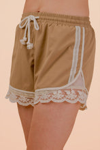 Load image into Gallery viewer, VJ Lace Trim Activewear Shorts