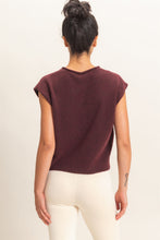Load image into Gallery viewer, HF Rolled Edge Button Front Sweater Vest