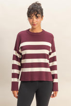 Load image into Gallery viewer, HF Stripe Crewneck Sweater