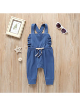 Load image into Gallery viewer, Ruffle Overall Jumpsuit