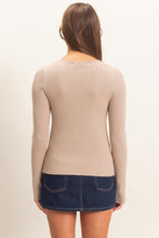 Load image into Gallery viewer, HF Ribbed Button Front Cardigan