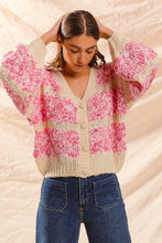 Load image into Gallery viewer, SM Fluffly Wide Stripe Cardigan