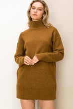 Load image into Gallery viewer, HF Turleneck Sweater Dress