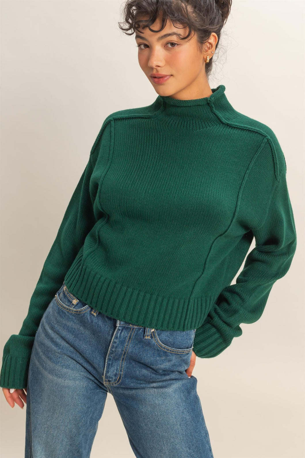 HF High Roll Neck Sweater