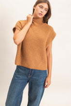 Load image into Gallery viewer, HF High Neck Sleevless Sweater