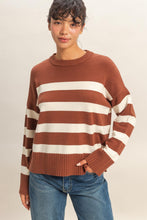 Load image into Gallery viewer, HF Stripe Crewneck Sweater