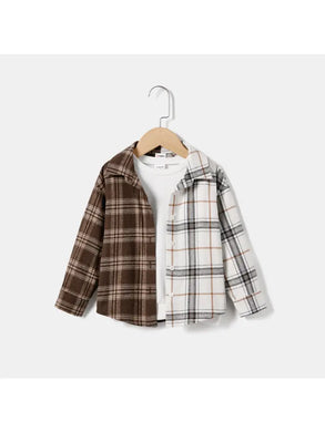 Kids Colorblock Flannel