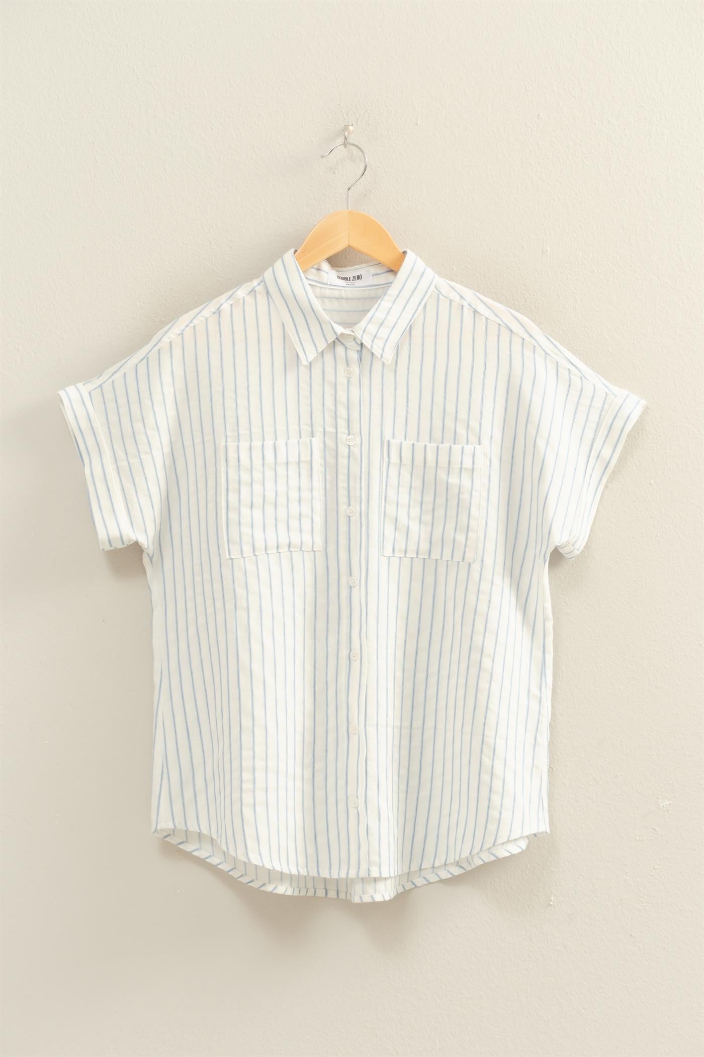 HF Pin Stripe Button Down