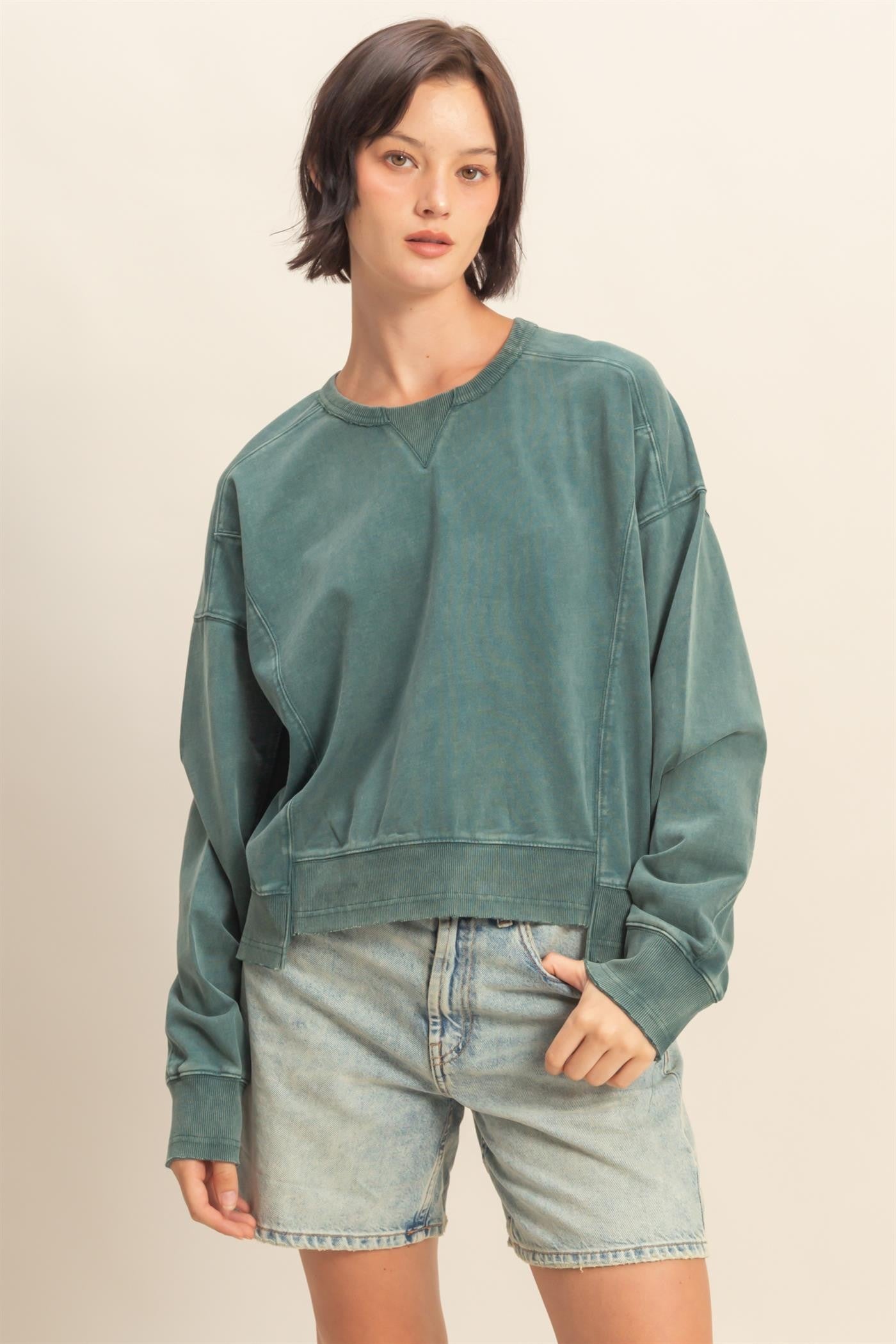 HF Mineral Washed Crew