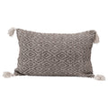 Diamond Tassel Lumbar Pillow