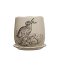 Scalloped Rabbit Planter