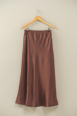 HF Satin Maxi Skirt
