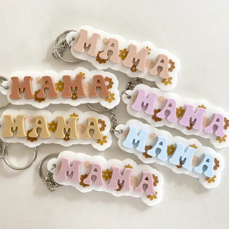 Groovy Mama Keychain