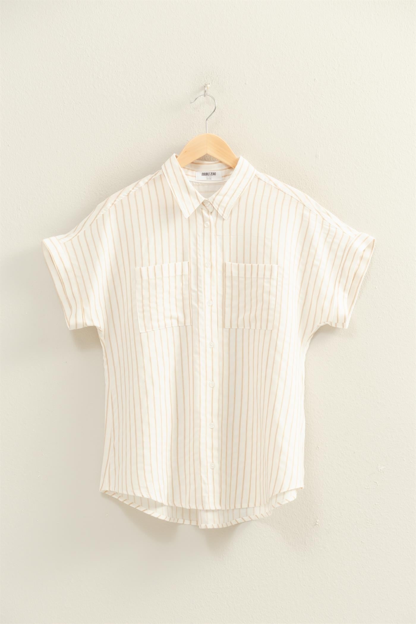 HF Pin Stripe Button Down