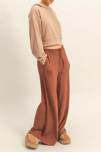 HF Brushed Wide Leg Pants